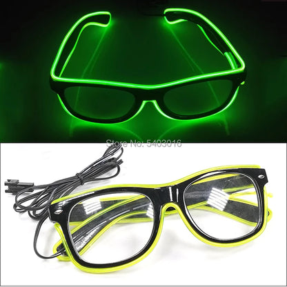 Glowing Party LED Flashing Glasses For Women