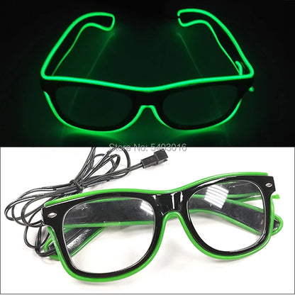 Glowing Party LED Flashing Glasses For Women