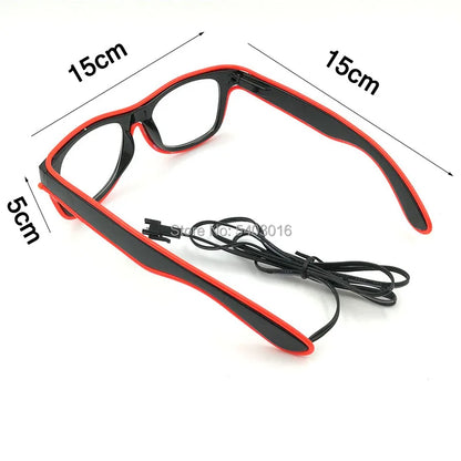 Glowing Party LED Flashing Glasses For Women