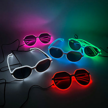 Glowing Party LED Flashing Glasses For Women