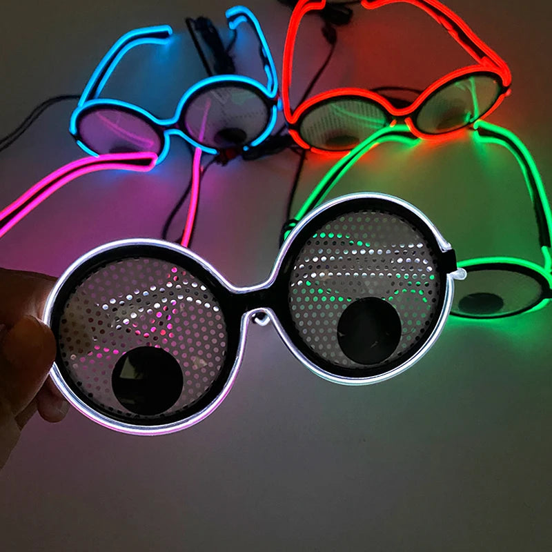 Glowing Party LED Flashing Glasses For Women