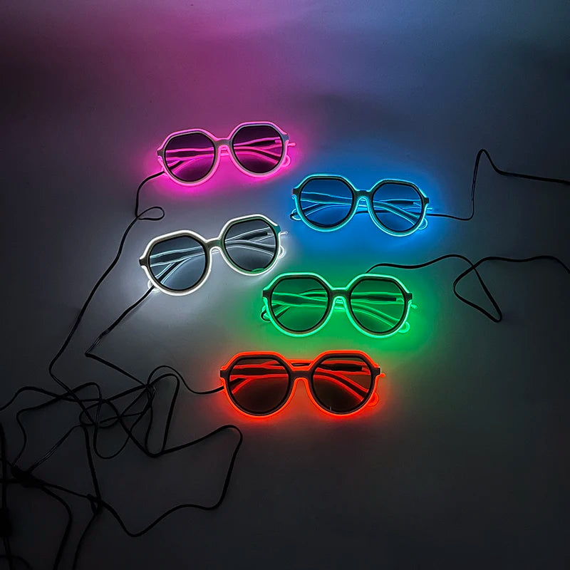 Glowing Party LED Flashing Glasses For Women