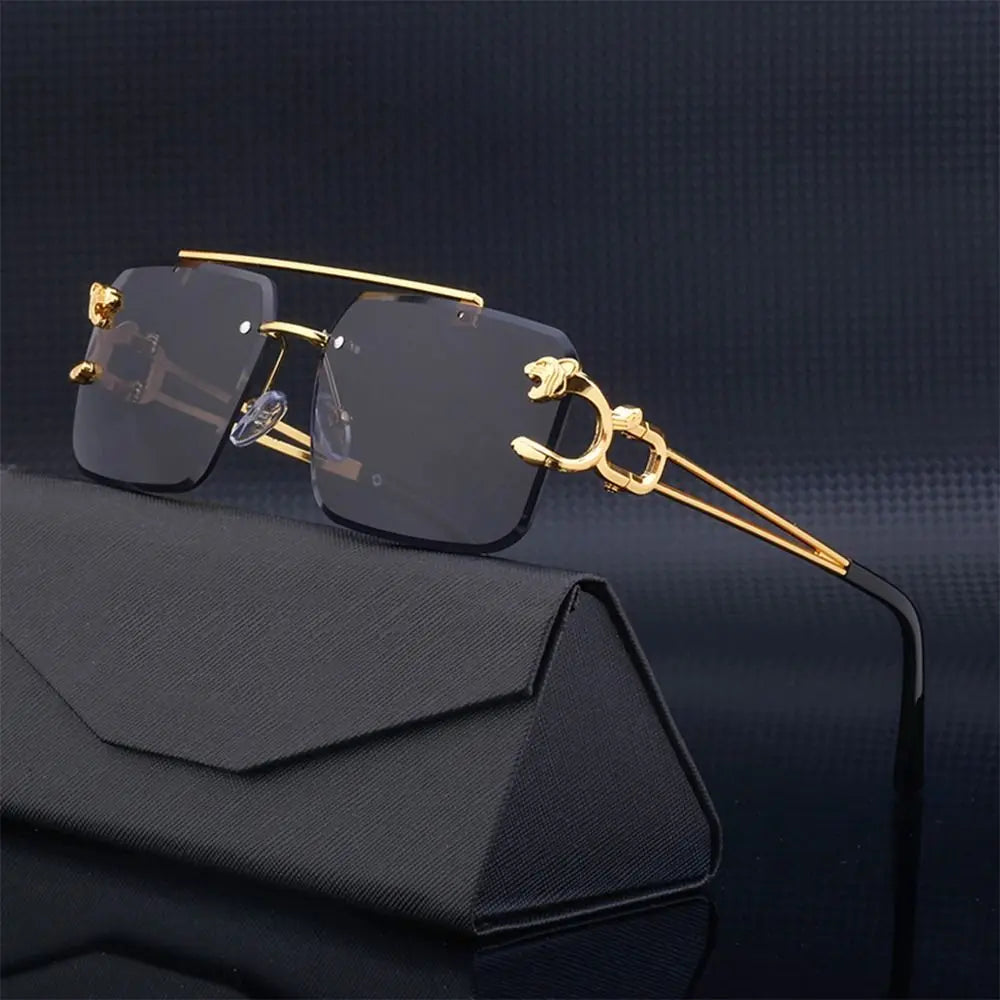 Metal Steampunk Sun Glasses For Men