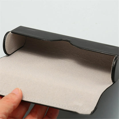 PU Leather Glasses Case Portable Men And Women