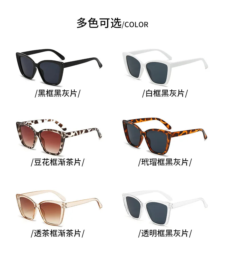 Vintage Cat Eye Sunglasses For Women