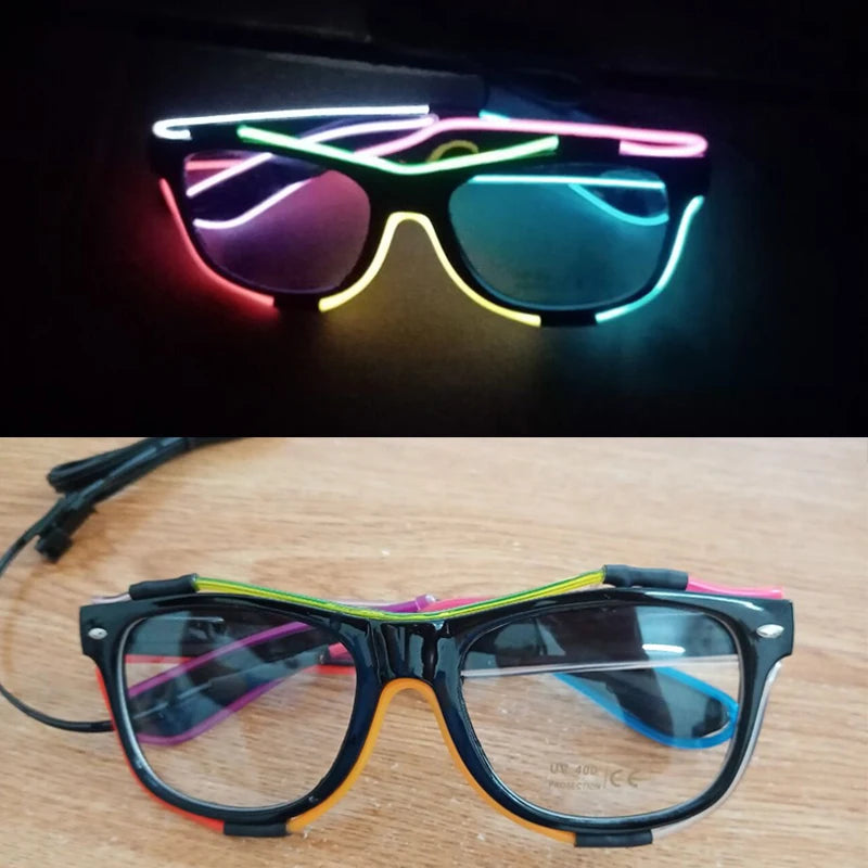 Glowing Party LED Flashing Glasses For Women