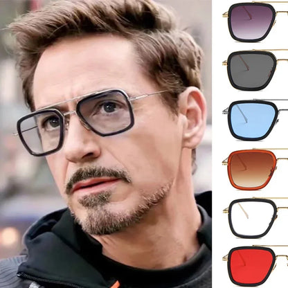 Steam Punk Tony Stark Men Sunglasses For Driving