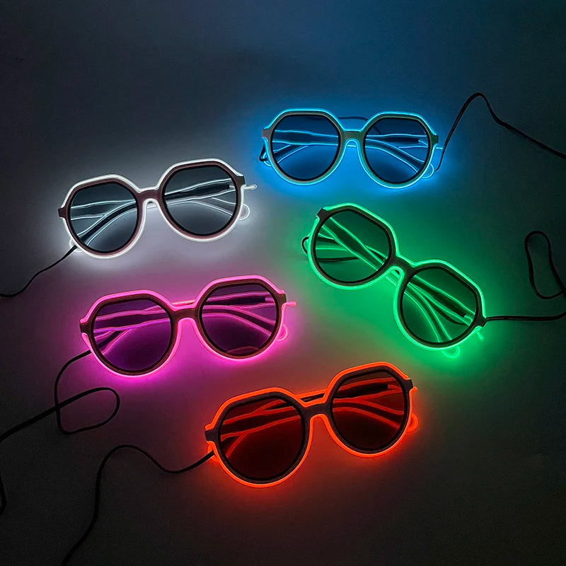 Glowing Party LED Flashing Glasses For Women