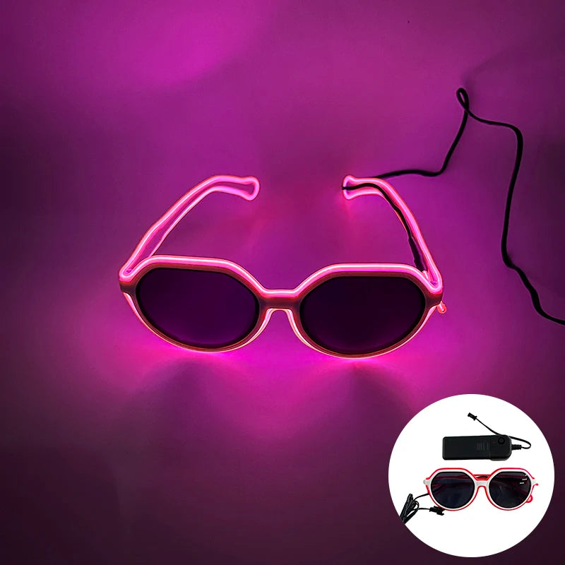 Glowing Party LED Flashing Glasses For Women