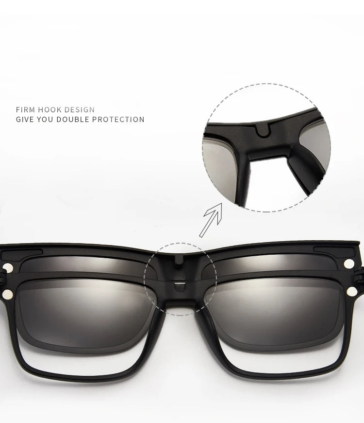 Men Polarized Optical Magnetic Sunglasses