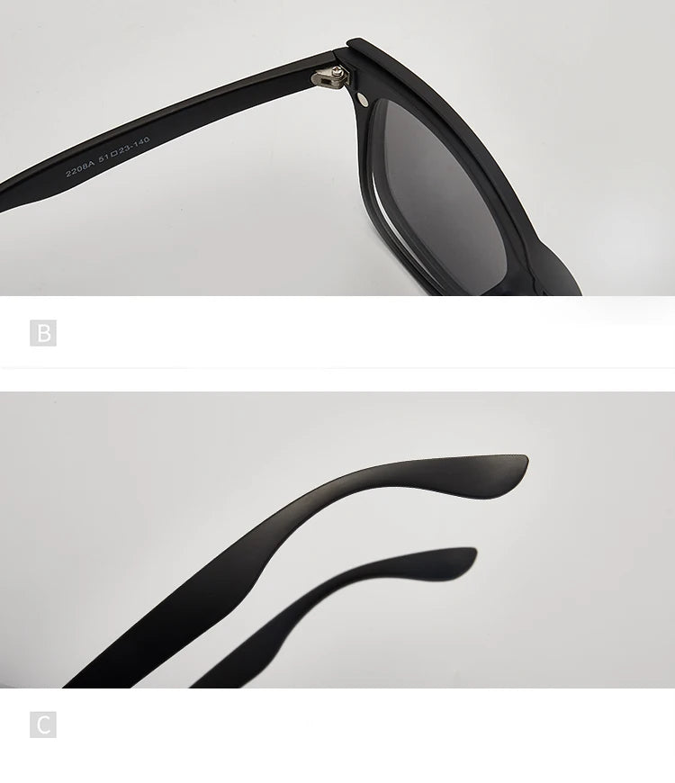 Men Polarized Optical Magnetic Sunglasses