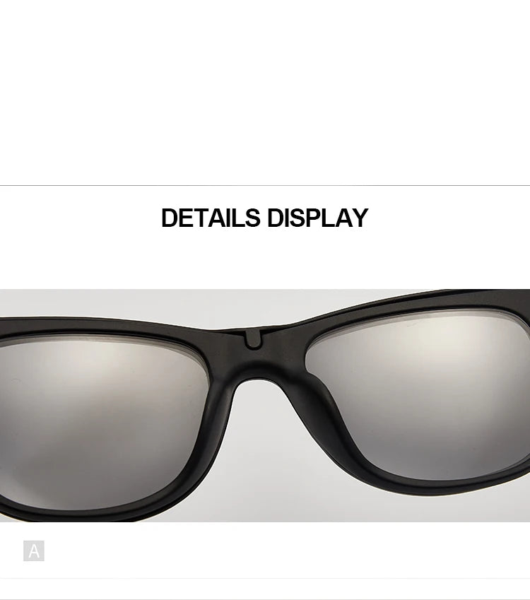 Men Polarized Optical Magnetic Sunglasses