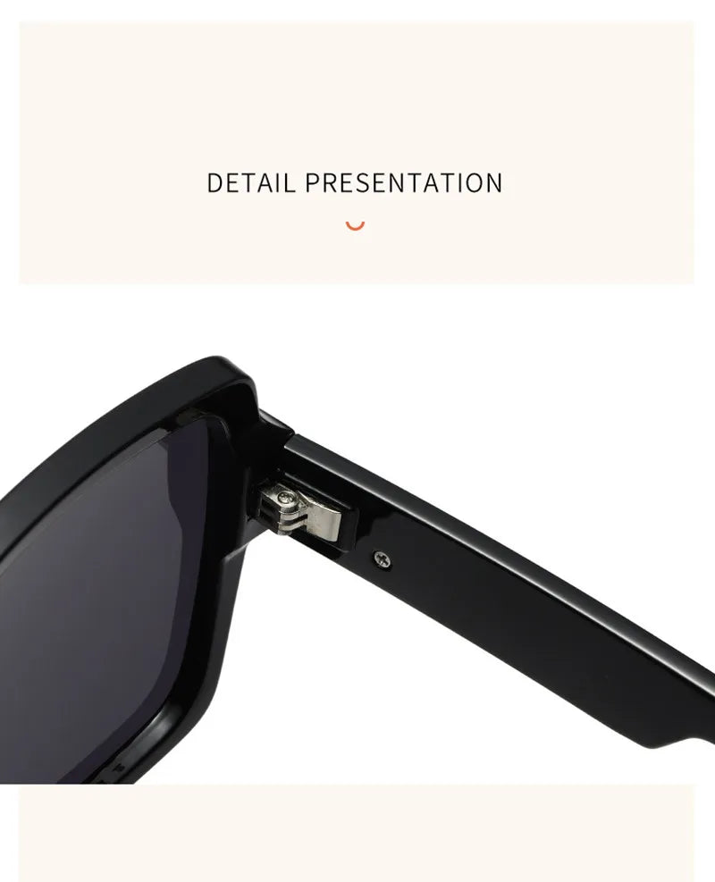 Square frame sunglasses for women