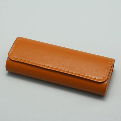 PU Leather Glasses Case Portable Men And Women