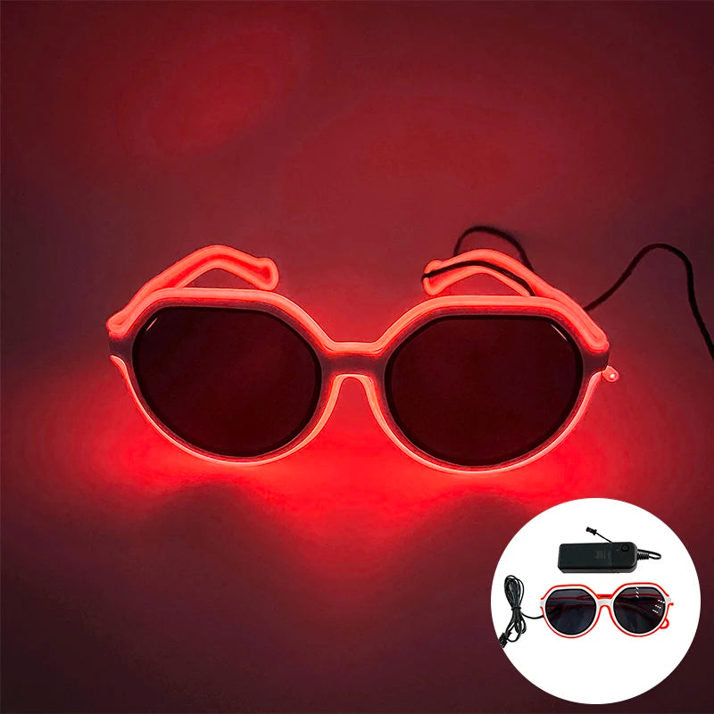 Glowing Party LED Flashing Glasses For Women