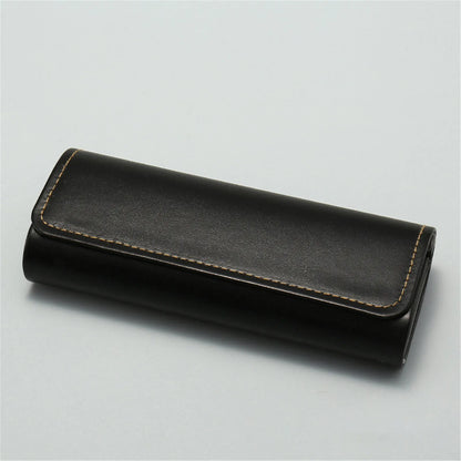 PU Leather Glasses Case Portable Men And Women