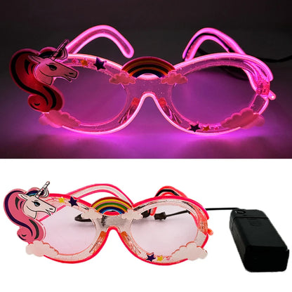 Glowing Party LED Flashing Glasses For Women