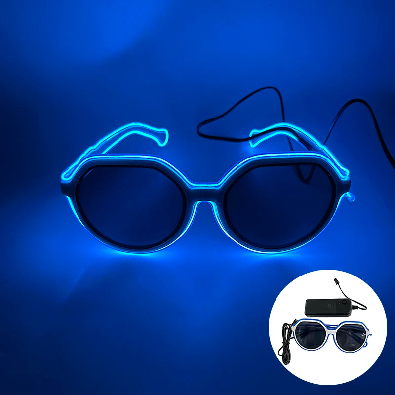 Glowing Party LED Flashing Glasses For Women