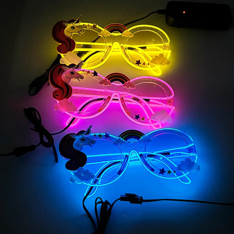 Glowing Party LED Flashing Glasses For Women