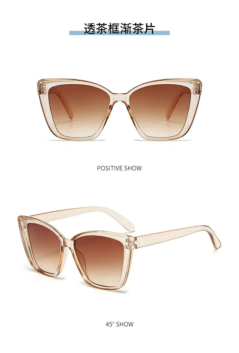 Vintage Cat Eye Sunglasses For Women