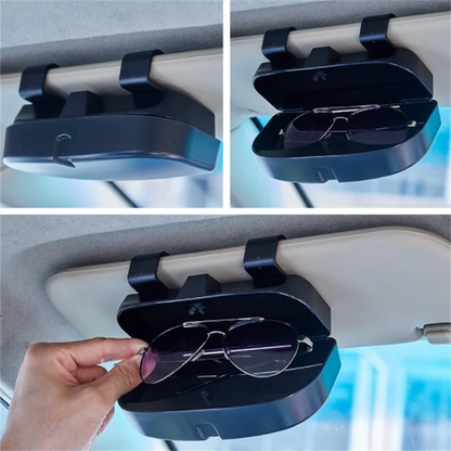 Glasses Holder Box Clip Car Sun Visor Accessories